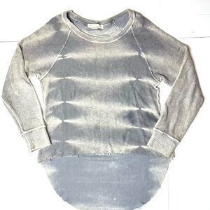 Staring at Stars Anthropologie Womens XS Gray Black‎ Dye Effect Pullover Sweater